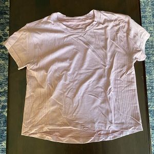LULULEMON crop short sleeve top